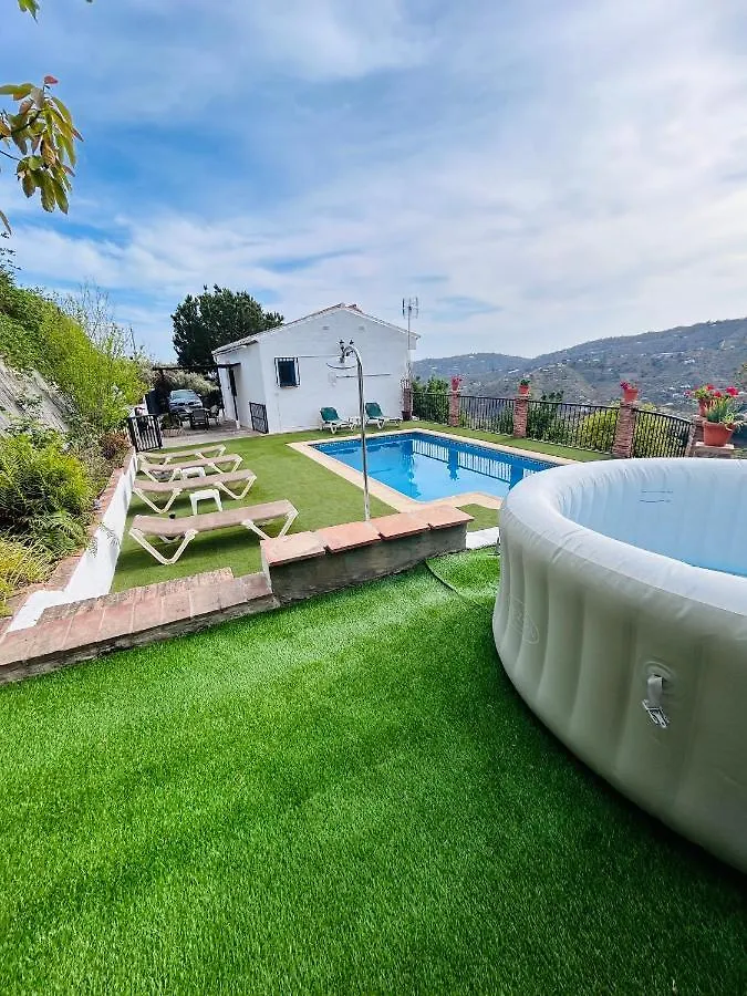 Villa En Frigiliana Con Piscina Y Jacuzzi 펜션